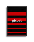 Print with the Flamengo 2024 Home football shirt design by RIPA Football