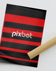 Print with the Flamengo 2024 Home football shirt design by RIPA Football