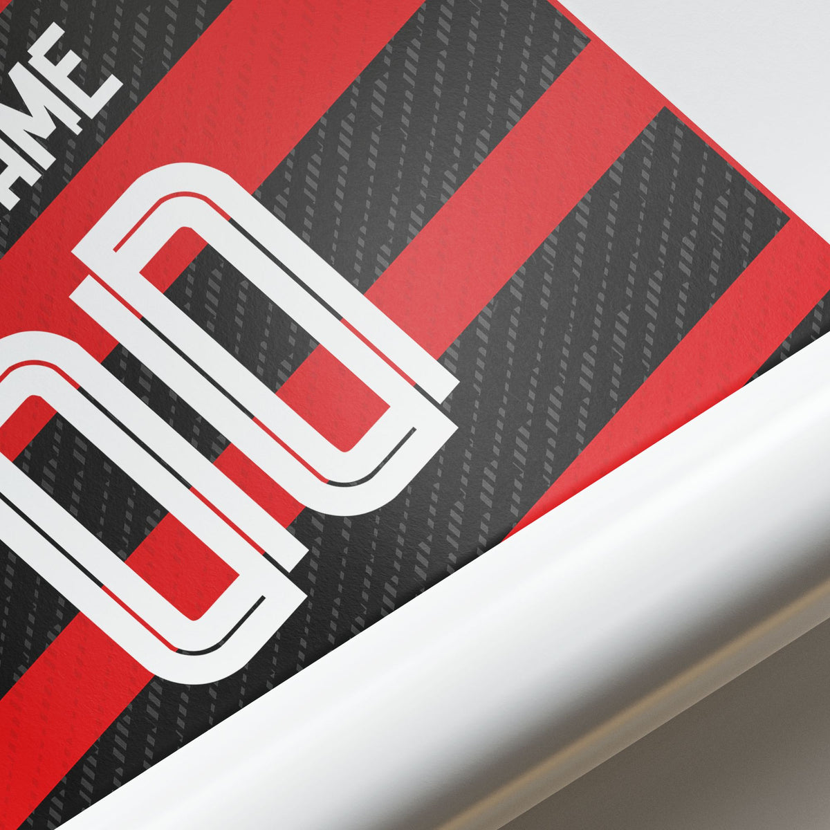 Print with the Flamengo 2024 Home football shirt design by RIPA Football