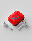 AirPods case with the Flamengo 2026 Third football shirt design by RIPA Football
