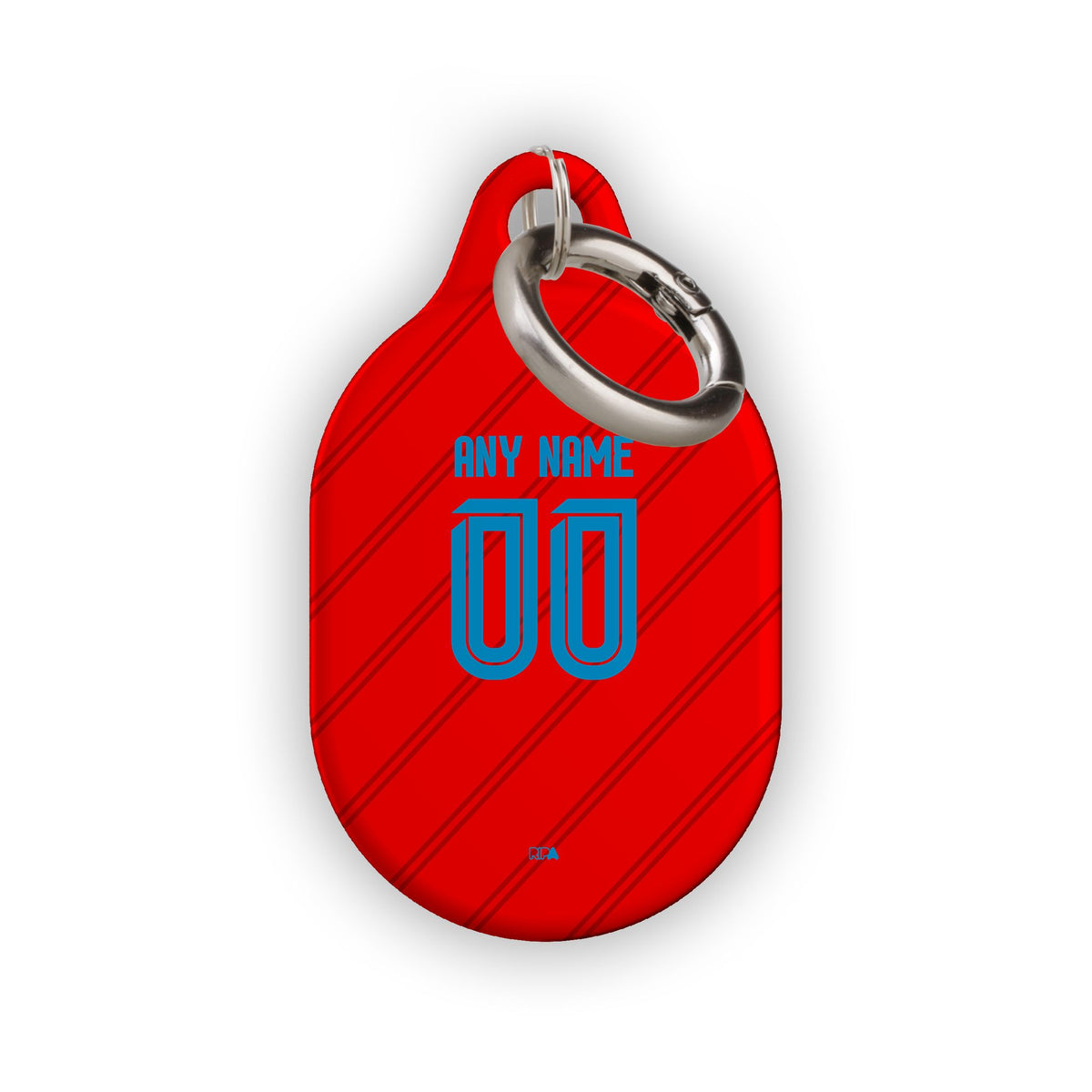 AirTag holder with the Flamengo 2026 Third football shirt design by RIPA Football