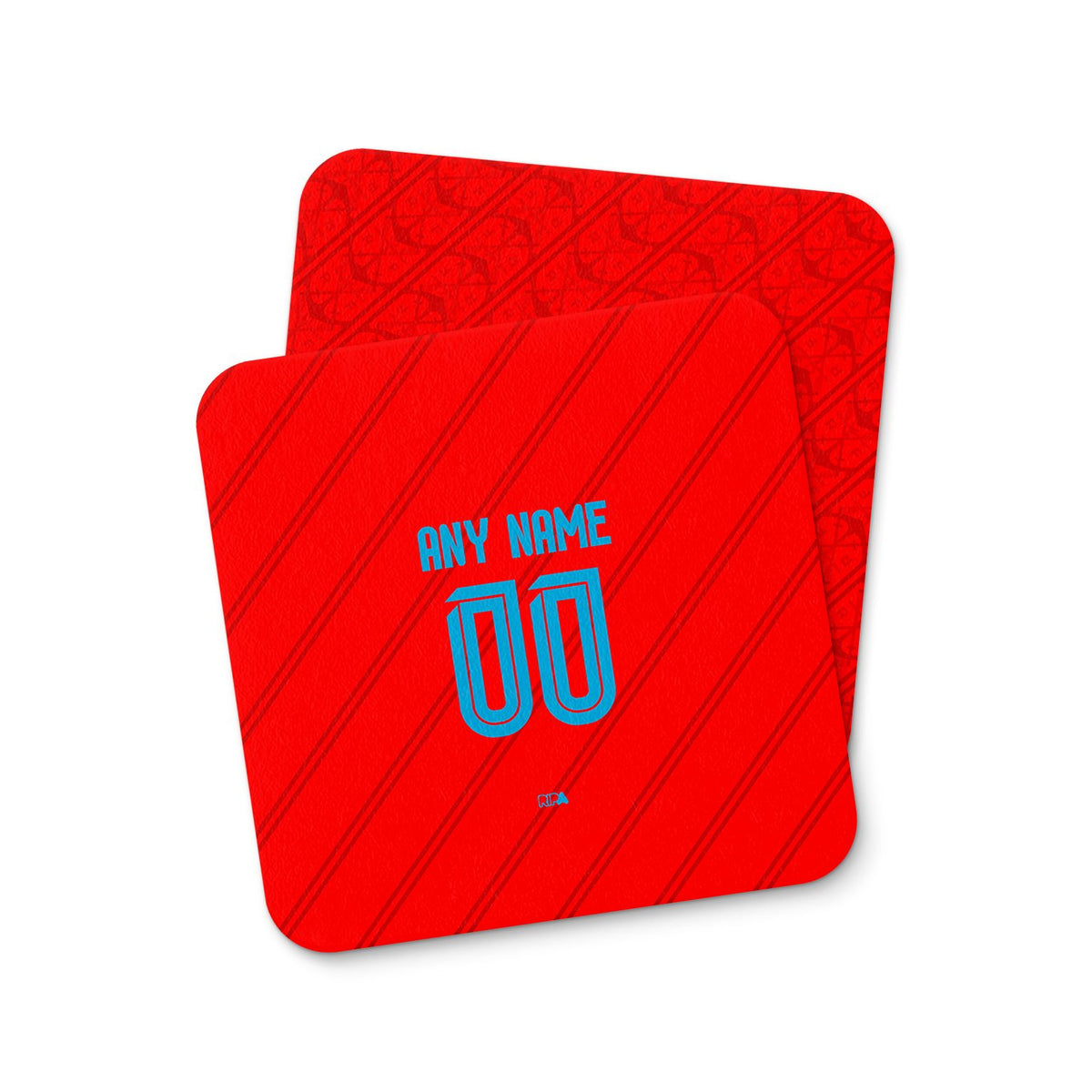 Coaster with the Flamengo 2026 Third football shirt design by RIPA Football