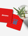 Coaster with the Flamengo 2026 Third football shirt design by RIPA Football