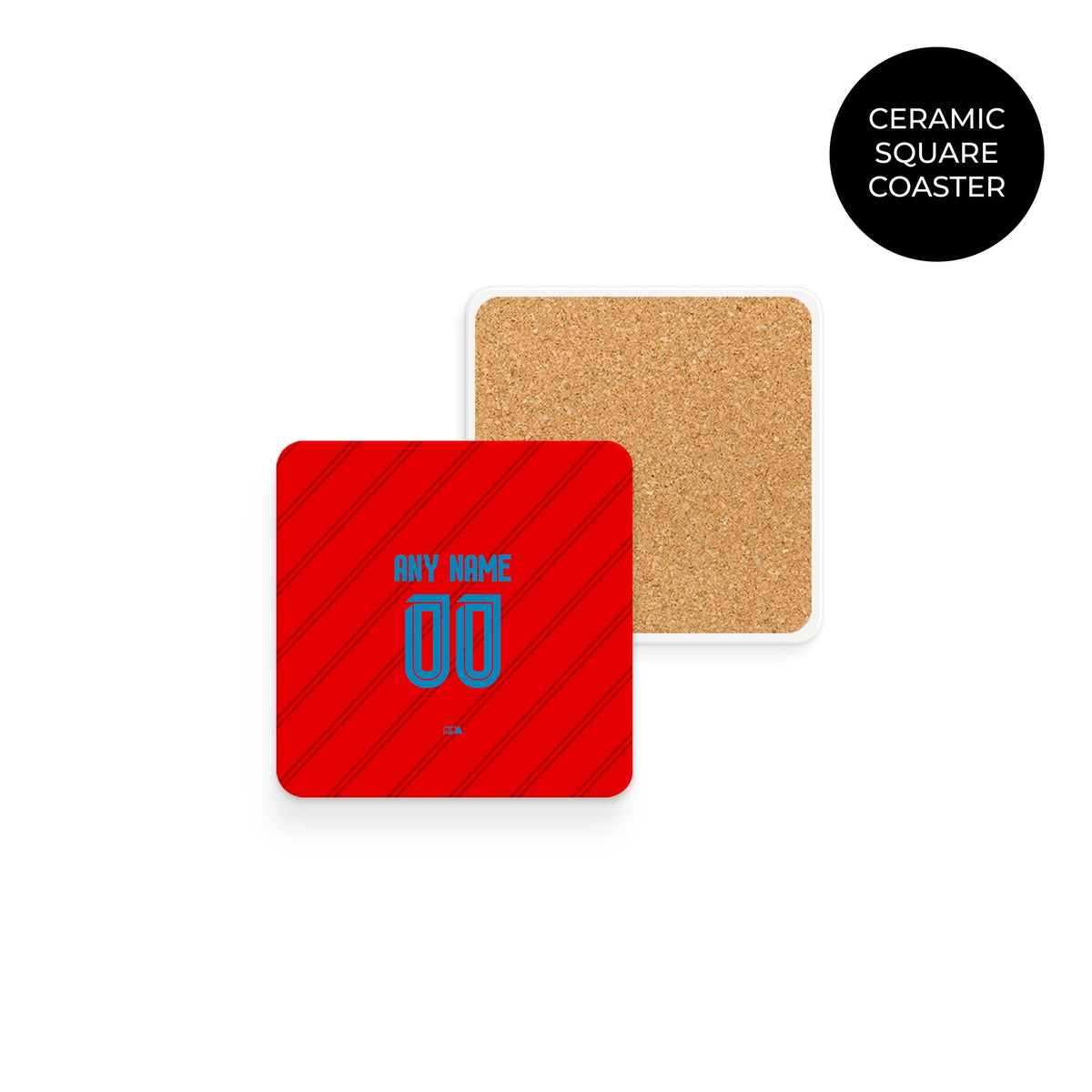 Coaster with the Flamengo 2026 Third football shirt design by RIPA Football
