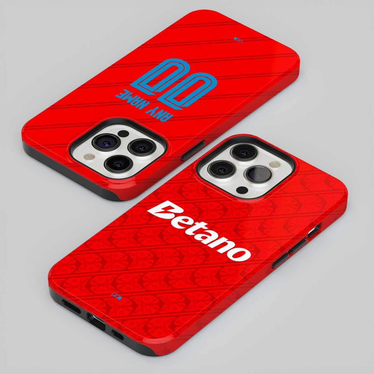 Phone case with the Flamengo 2026 Third football shirt design by RIPA Football
