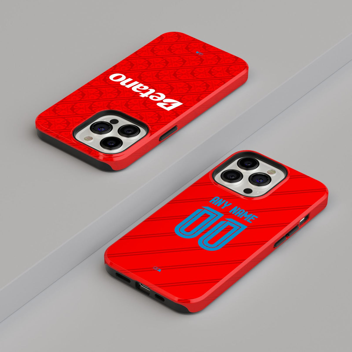 Phone case with the Flamengo 2026 Third football shirt design by RIPA Football