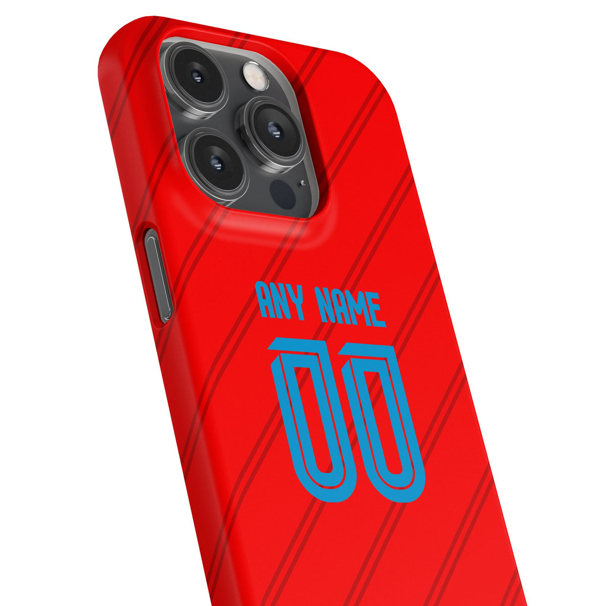 Phone case with the Flamengo 2026 Third football shirt design by RIPA Football