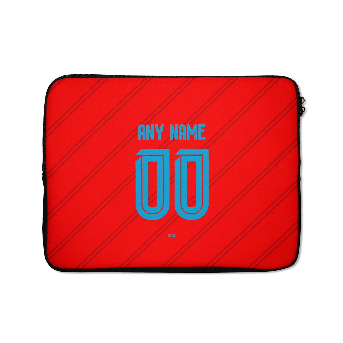 Laptop sleeve with the Flamengo 2026 Third football shirt design by RIPA Football