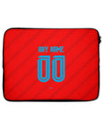 Laptop sleeve with the Flamengo 2026 Third football shirt design by RIPA Football