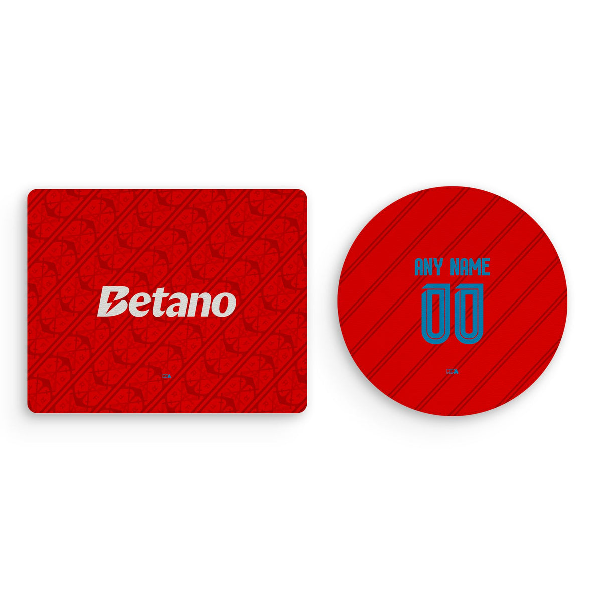 Mouse pad with the Flamengo 2026 Third football shirt design by RIPA Football