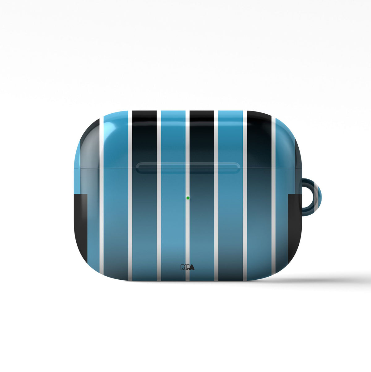 AirPods case with the Grêmio 2026 Home football shirt design by RIPA Football