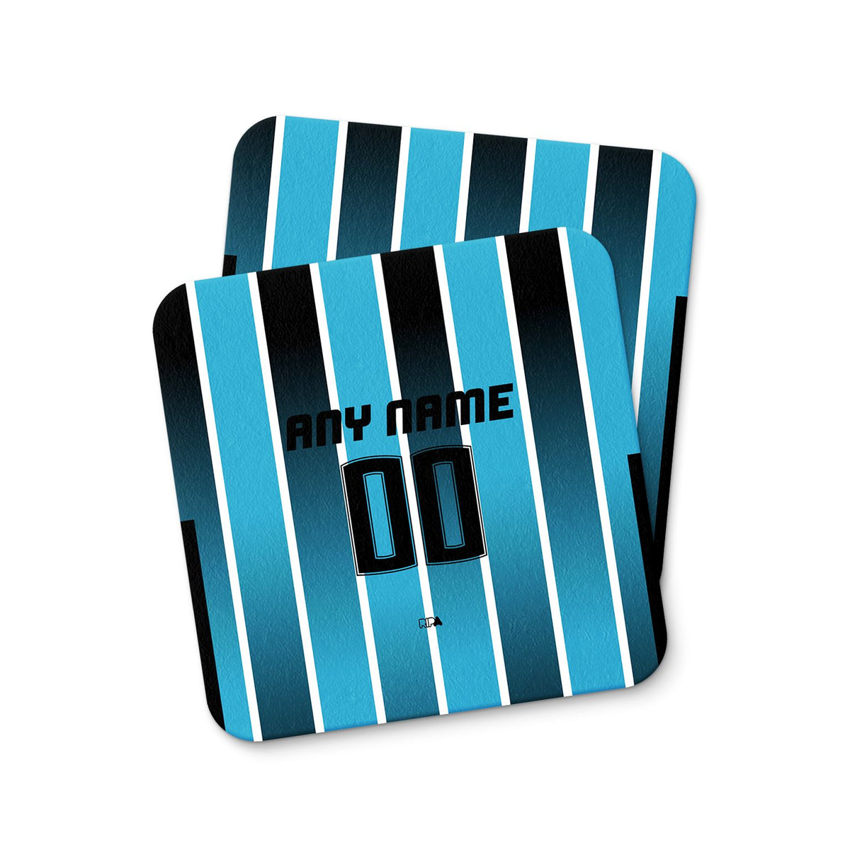 Coaster with the Grêmio 2026 Home football shirt design by RIPA Football