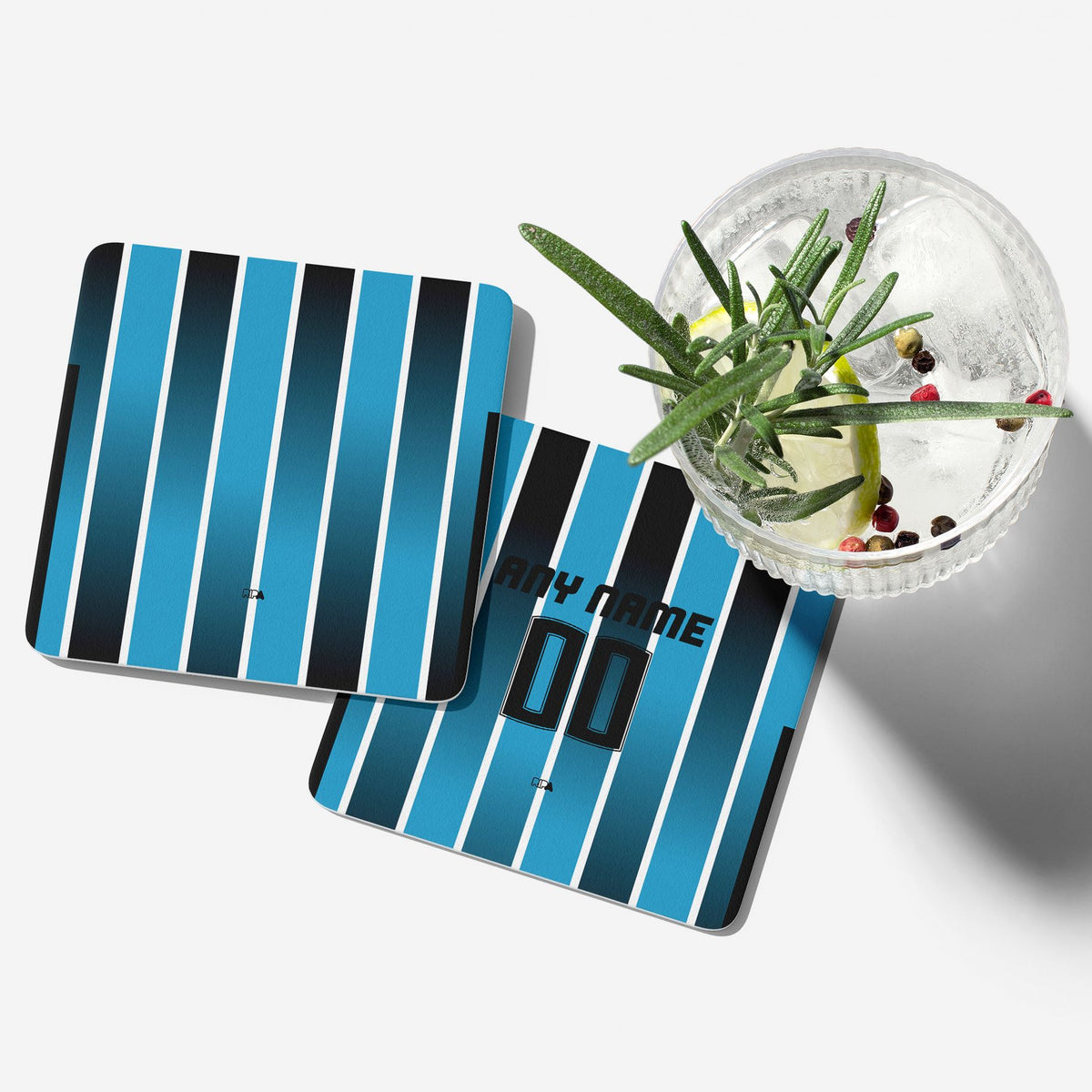 Coaster with the Grêmio 2026 Home football shirt design by RIPA Football