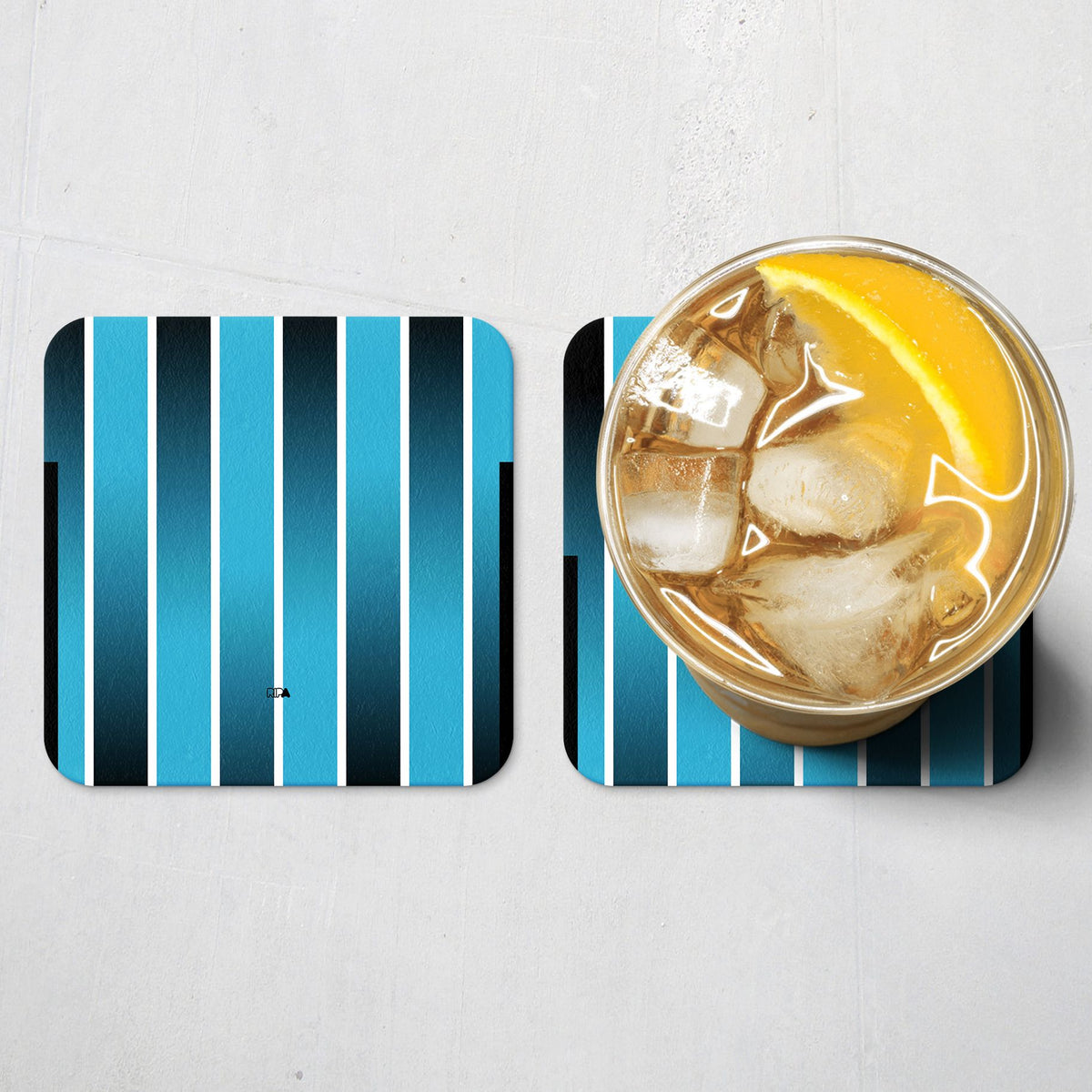 Coaster with the Grêmio 2026 Home football shirt design by RIPA Football