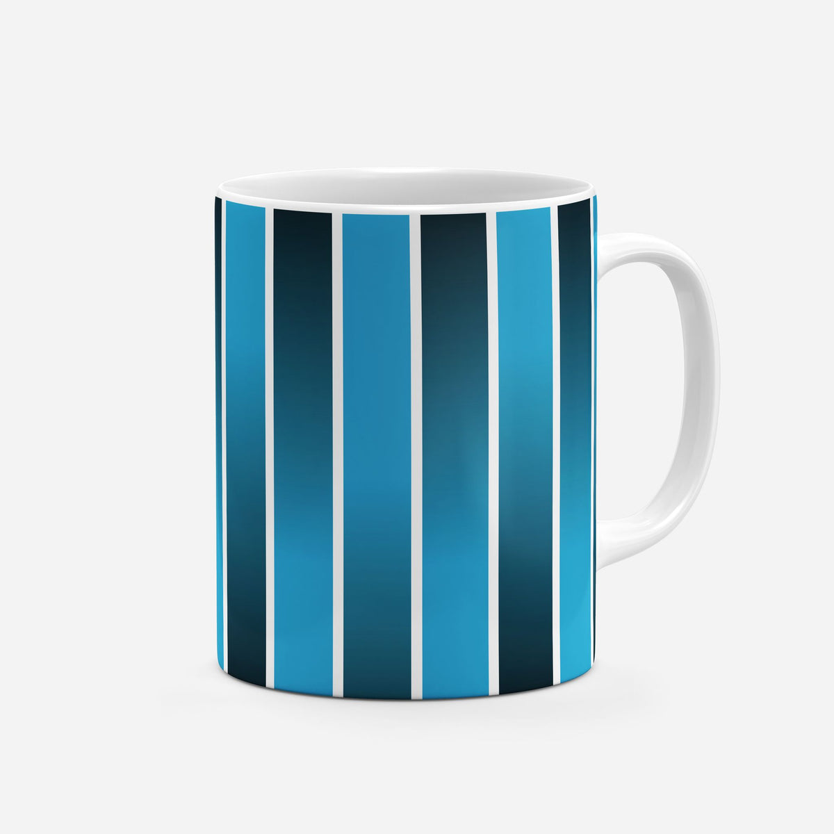 Mug with the Grêmio 2026 Home football shirt design by RIPA Football