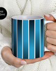Mug with the Grêmio 2026 Home football shirt design by RIPA Football