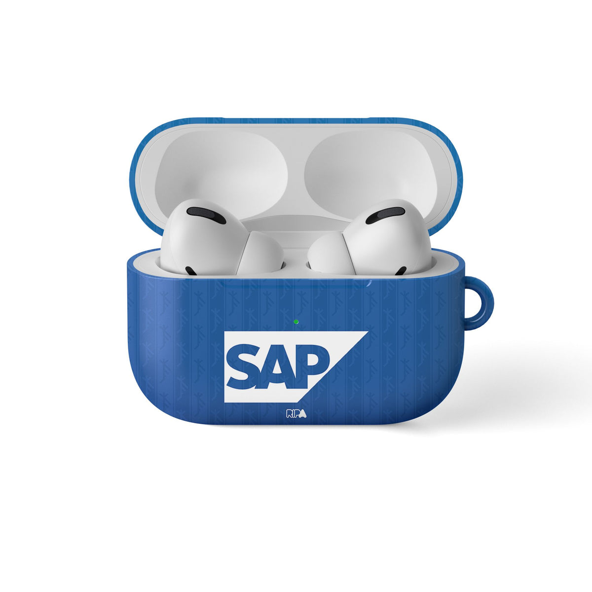 AirPods case with the Hoffenheim 2026-27 Home football shirt design by RIPA Football