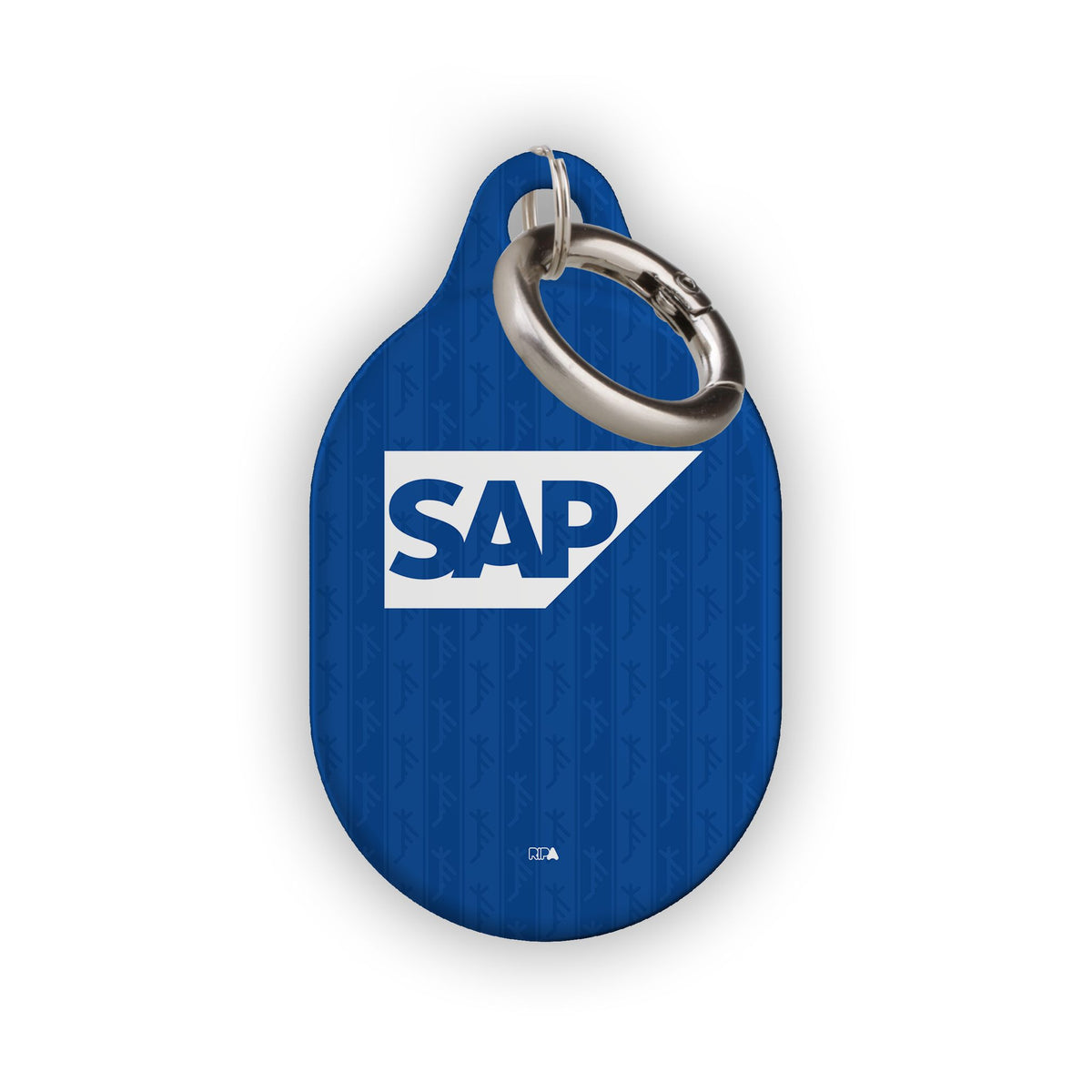 AirTag holder with the Hoffenheim 2026-27 Home football shirt design by RIPA Football