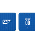 Coaster with the Hoffenheim 2026-27 Home football shirt design by RIPA Football
