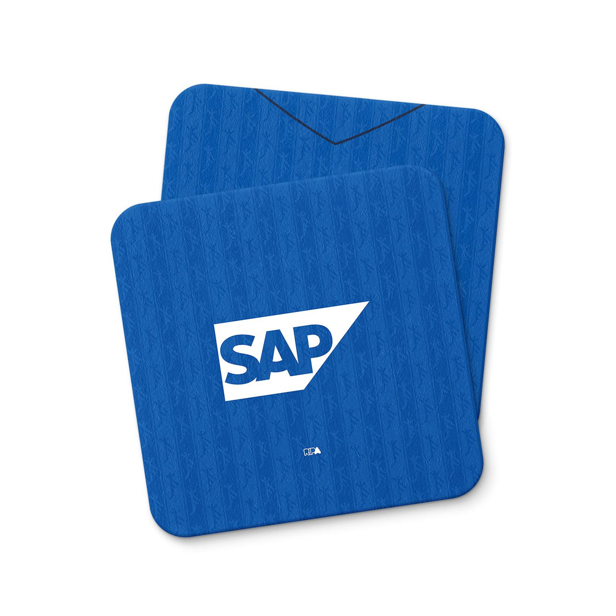 Coaster with the Hoffenheim 2026-27 Home football shirt design by RIPA Football