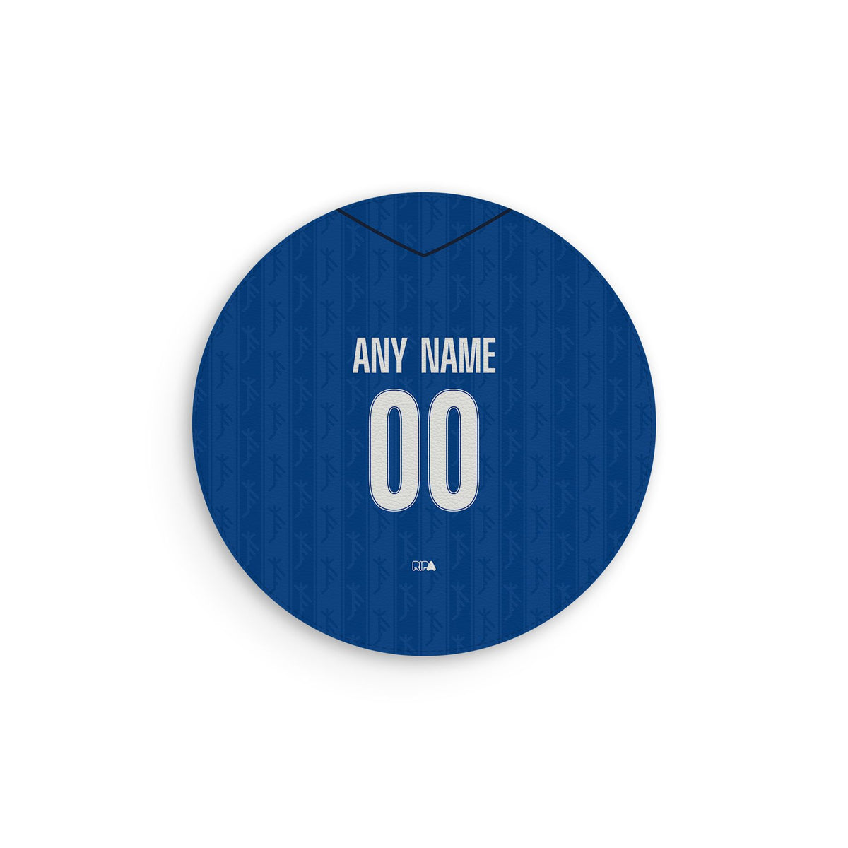 Mouse pad with the Hoffenheim 2026-27 Home football shirt design by RIPA Football