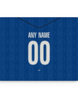 Mouse pad with the Hoffenheim 2026-27 Home football shirt design by RIPA Football