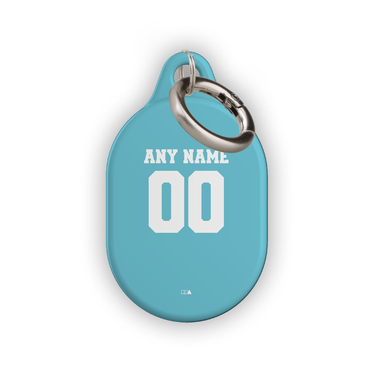 AirTag holder with the Inter Miami 2024 Alternate football shirt design by RIPA Football