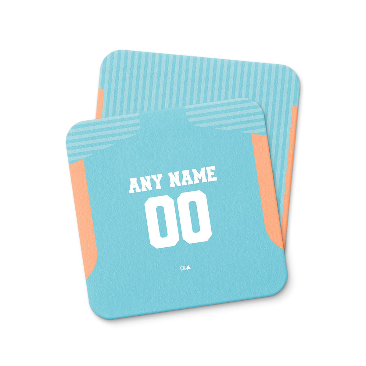 Coaster with the Inter Miami 2024 Alternate football shirt design by RIPA Football