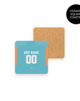 Coaster with the Inter Miami 2024 Alternate football shirt design by RIPA Football
