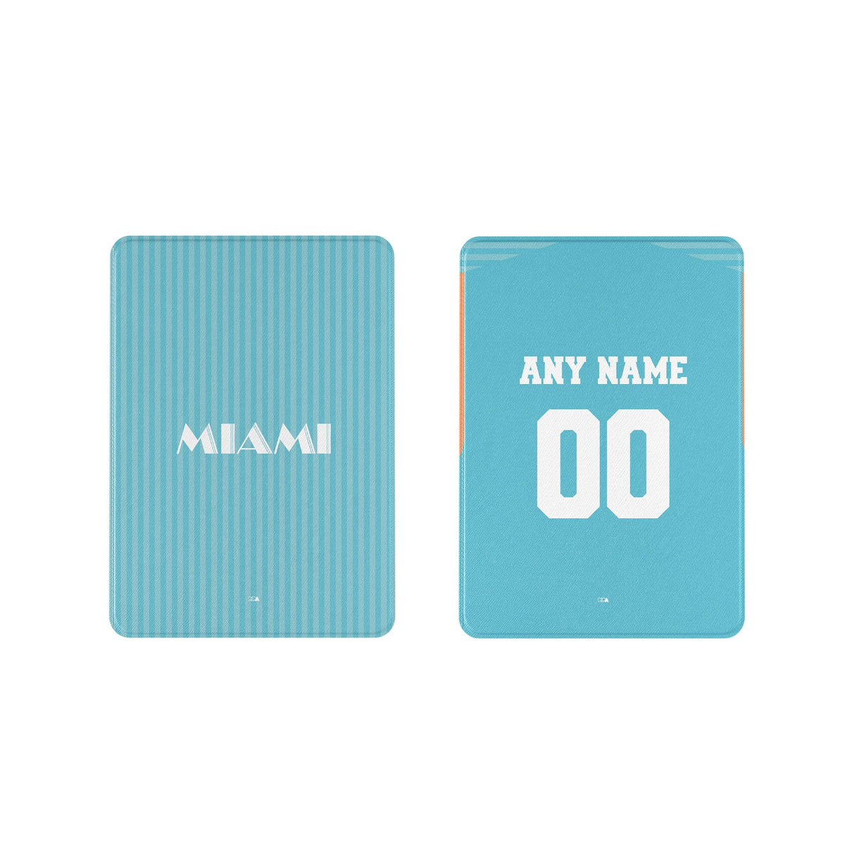 iPad case with the Inter Miami 2024 Alternate football shirt design by RIPA Football