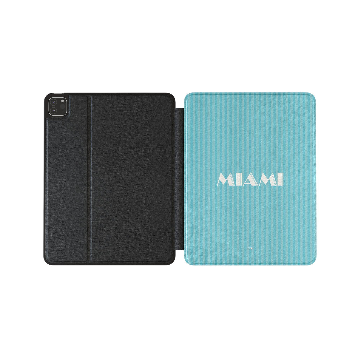 iPad case with the Inter Miami 2024 Alternate football shirt design by RIPA Football