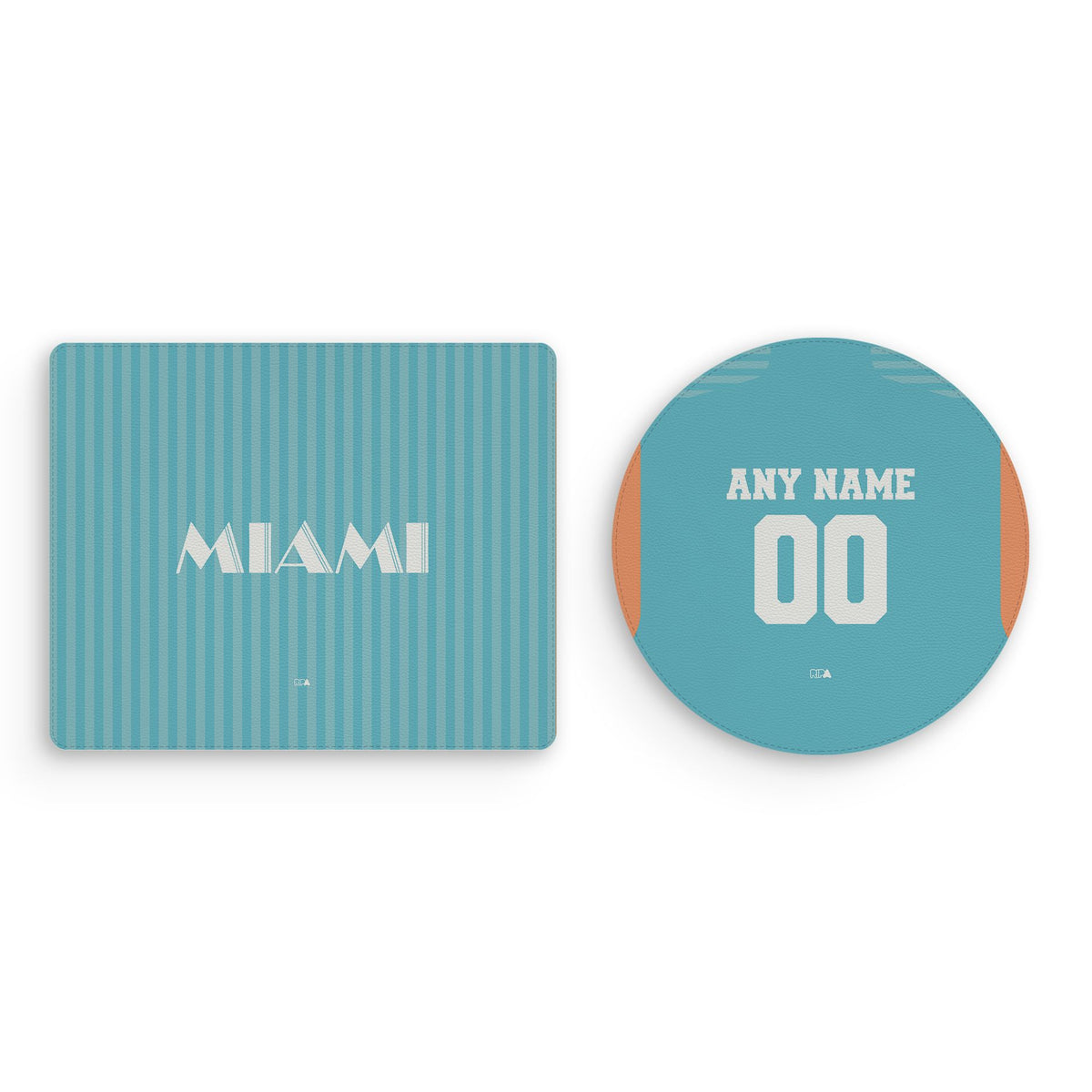 Mouse pad with the Inter Miami 2024 Alternate football shirt design by RIPA Football