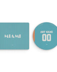 Mouse pad with the Inter Miami 2024 Alternate football shirt design by RIPA Football