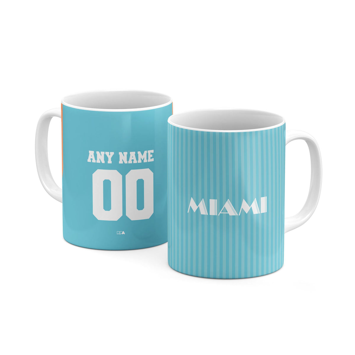 Mug with the Inter Miami 2024 Alternate football shirt design by RIPA Football