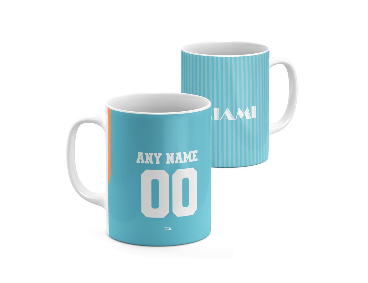 Mug with the Inter Miami 2024 Alternate football shirt design by RIPA Football