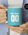 Mug with the Inter Miami 2024 Alternate football shirt design by RIPA Football