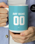 Mug with the Inter Miami 2024 Alternate football shirt design by RIPA Football