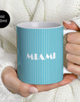 Mug with the Inter Miami 2024 Alternate football shirt design by RIPA Football