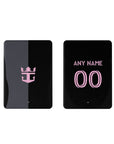 iPad case with the Inter Miami 2025 Away football shirt design by RIPA Football