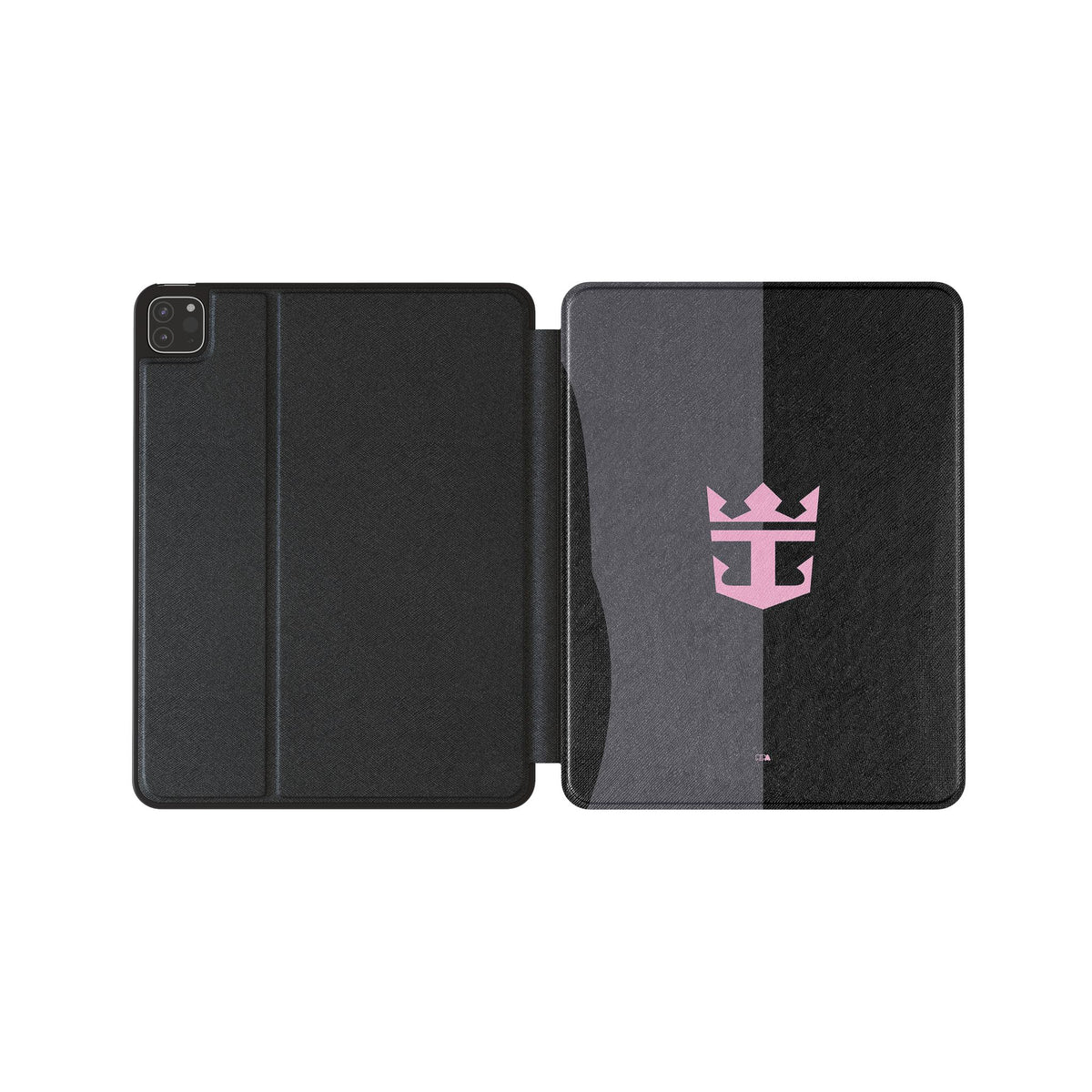 iPad case with the Inter Miami 2025 Away football shirt design by RIPA Football
