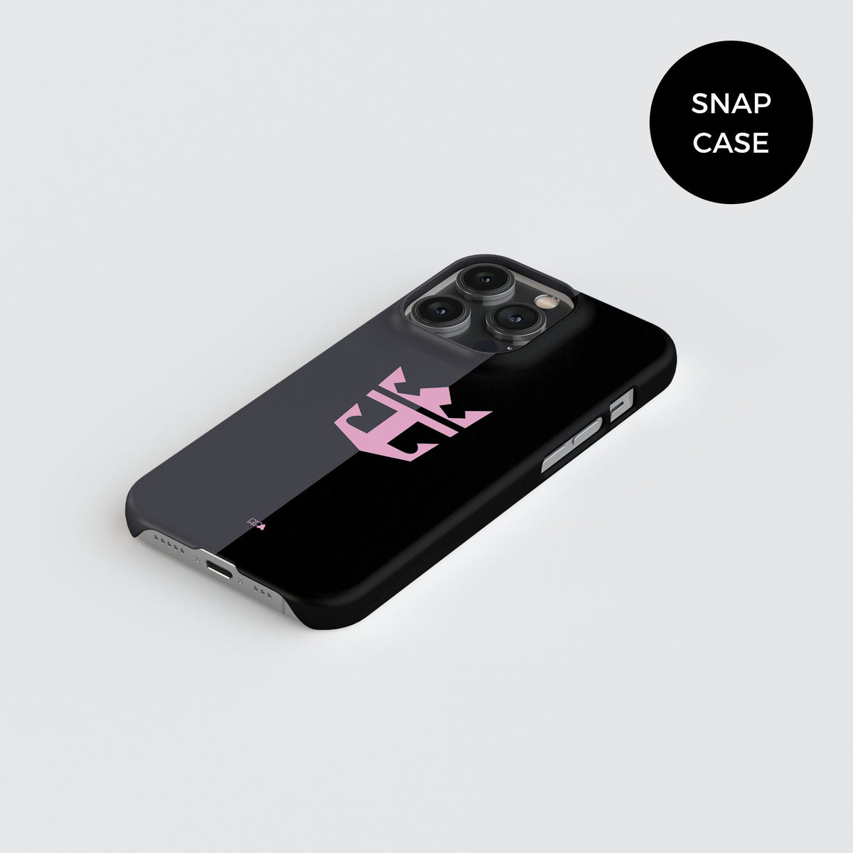 Phone case with the Inter Miami 2025 Away football shirt design by RIPA Football