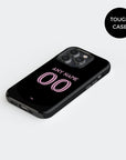 Phone case with the Inter Miami 2025 Away football shirt design by RIPA Football