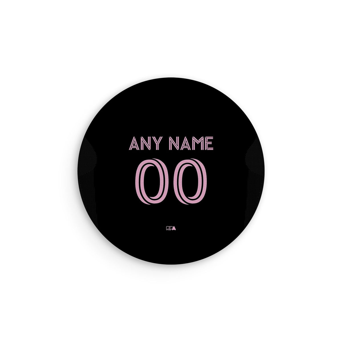 Mouse pad with the Inter Miami 2025 Away football shirt design by RIPA Football