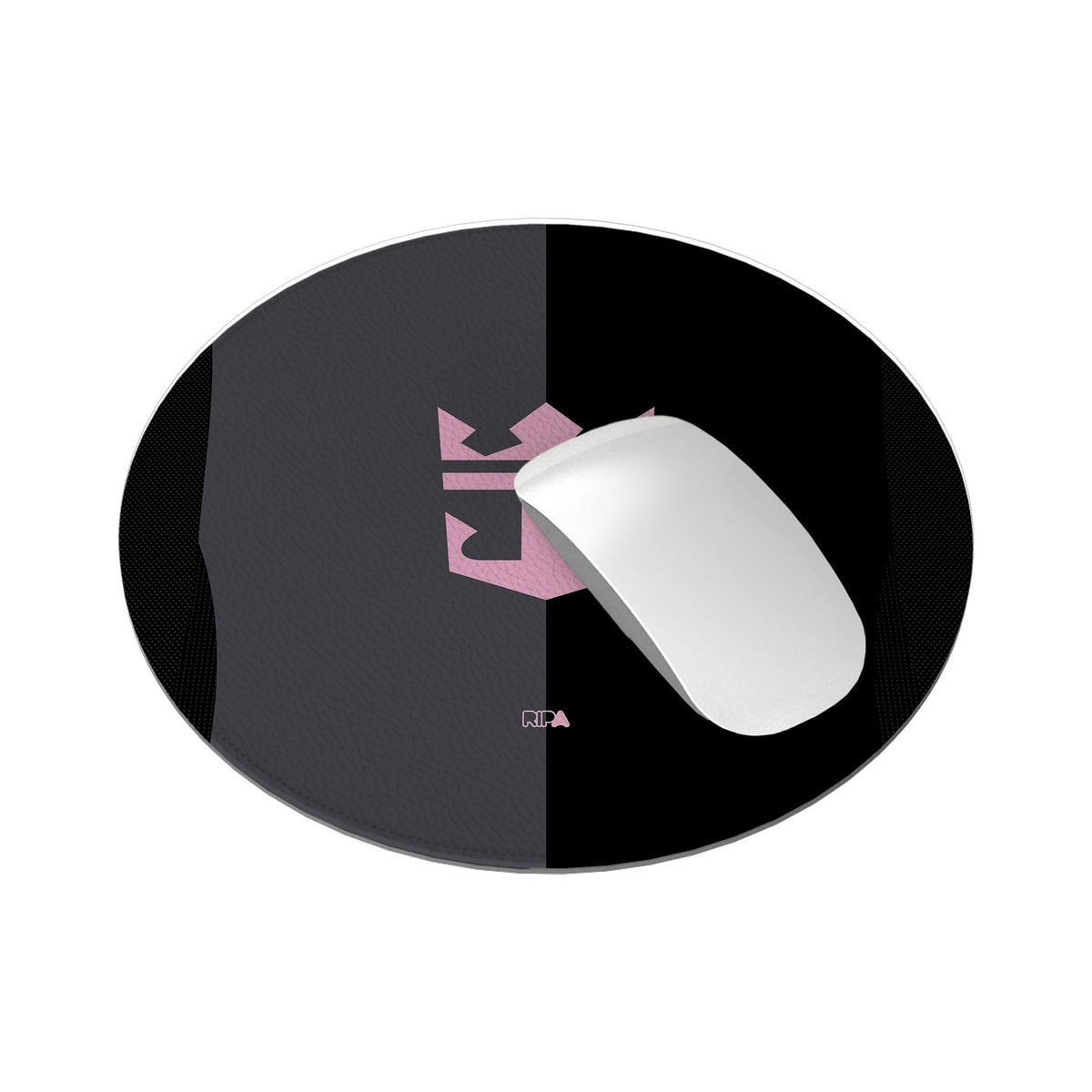 Mouse pad with the Inter Miami 2025 Away football shirt design by RIPA Football