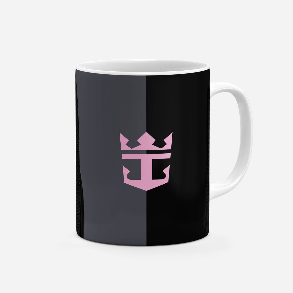 Mug with the Inter Miami 2025 Away football shirt design by RIPA Football