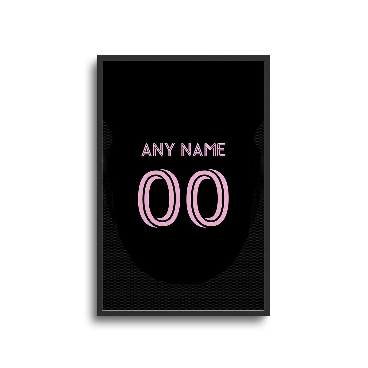 Print with the Inter Miami 2025 Away football shirt design by RIPA Football