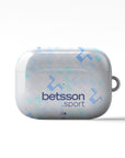 AirPods case with the Inter Milan 2025-26 Away football shirt design by RIPA Football