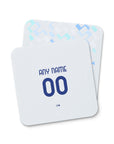 Coaster with the Inter Milan 2025-26 Away football shirt design by RIPA Football