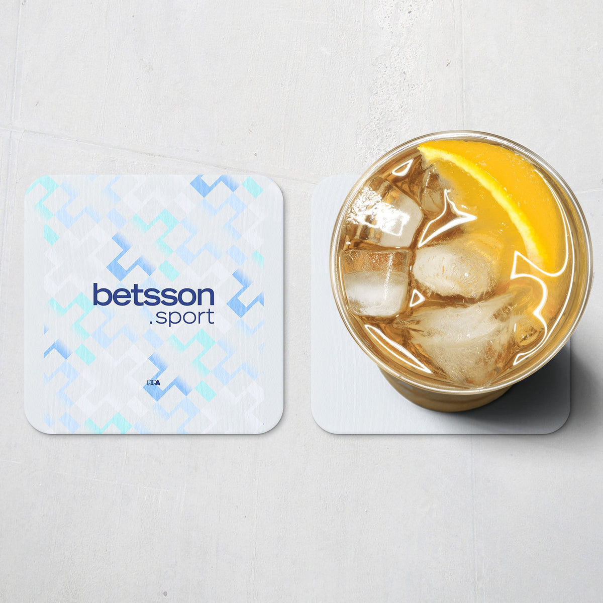 Coaster with the Inter Milan 2025-26 Away football shirt design by RIPA Football