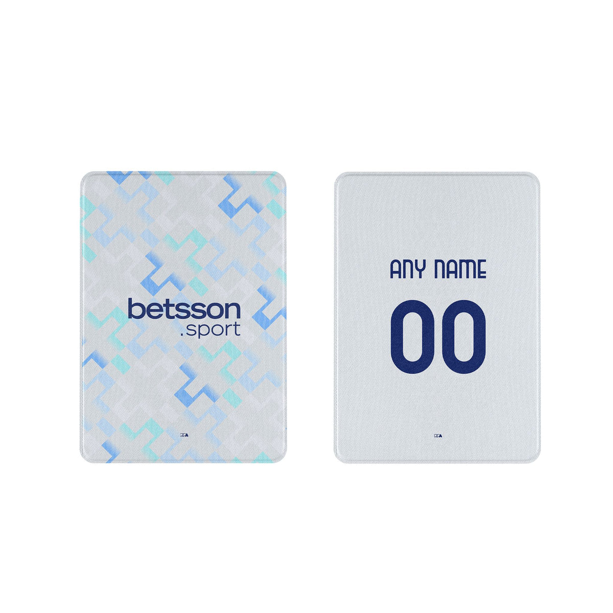 iPad case with the Inter Milan 2025-26 Away football shirt design by RIPA Football